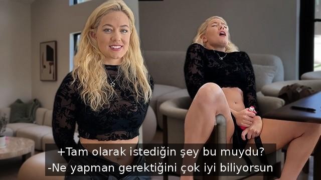 Gergin fahişe rahatlamak için mastürbasyon yaparken patronuna yakalanıyor