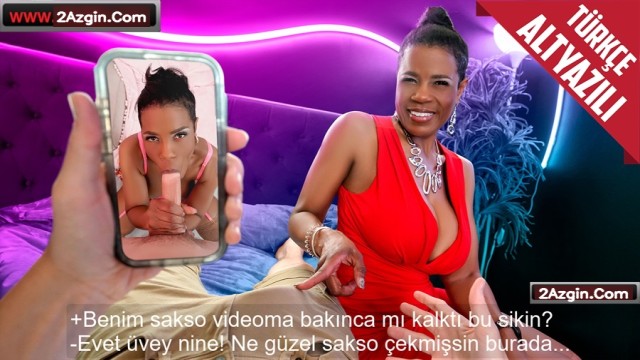 Nenesi yaşındaki siyahi kadının sakso videosun izleyip 31 çekerken kendisine yakalandı